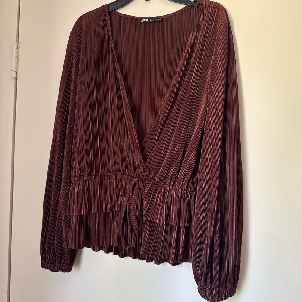 Pleated Blouse